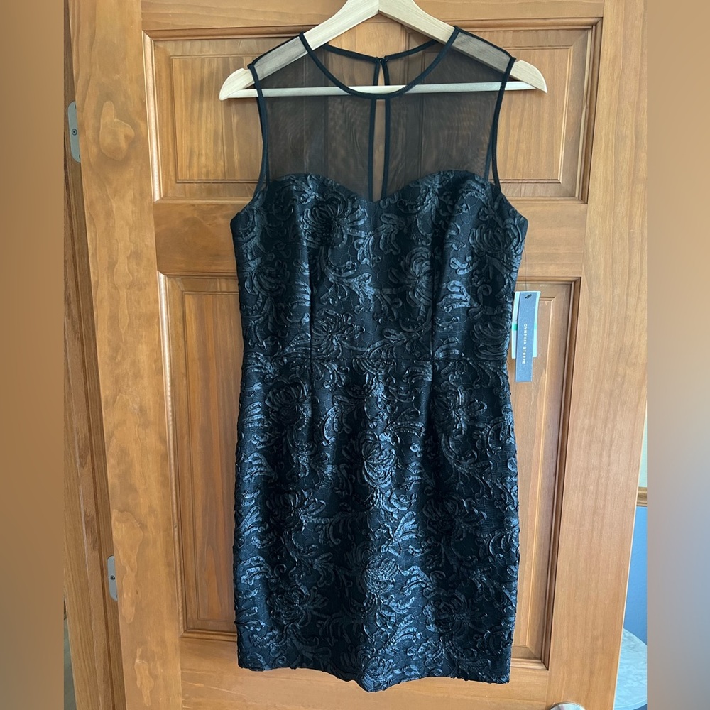 Cynthia Steffe Black Cocktail Dress Sz 10 NWT $248